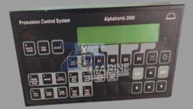 Alphatronic 2000 Propulsion Control System Panel Man Bw