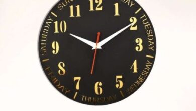 Silent Non Ticking Wall Clock