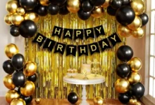 Happy Birthday Foil Balloon Decoration