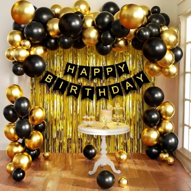 Happy Birthday Foil Balloon Decoration