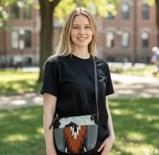 Genuine Leather Crossbody Bag​