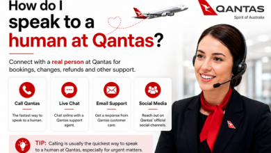 How do I speak to a human at Qantas?