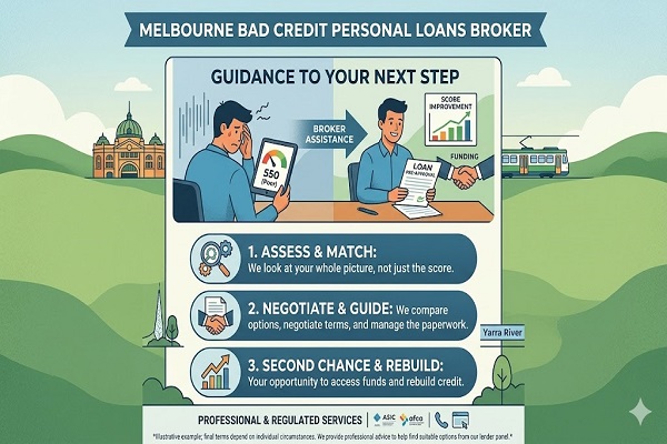 Bad Credit Personal Loans Broker Melbourne