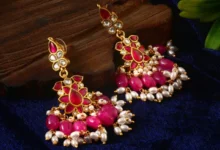 Long Kundan Earrings​
