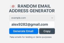 Random Email Address Generator
