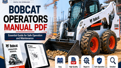 bobcat operators manual pdf