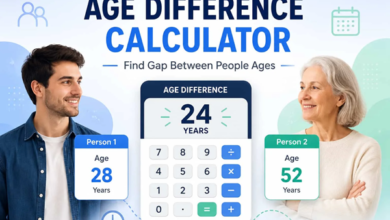 Age Difference Calculator