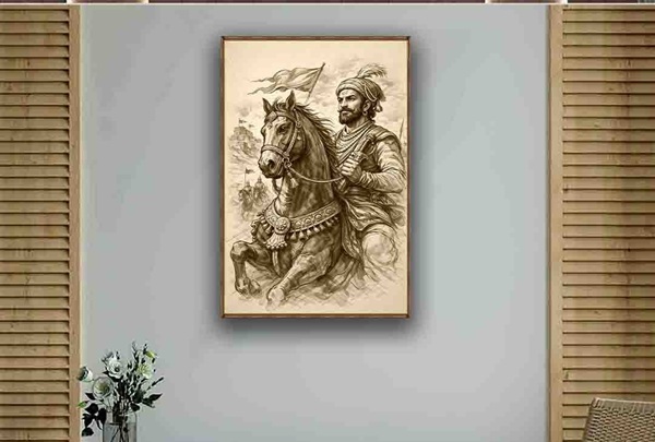 Shivaji Maharaj Painting