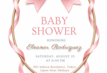 Baby Shower Invitation Card