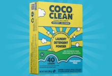 Plastic-free laundry detergent