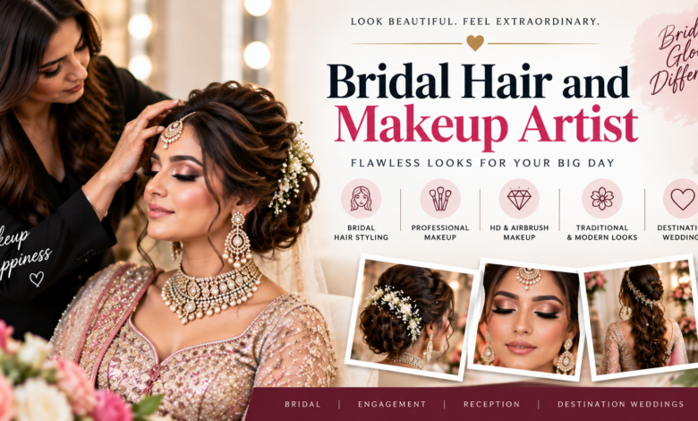 Bridal hair and makeup artist