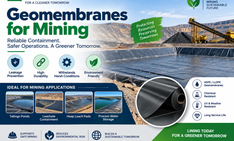 Geomembranes for Mining