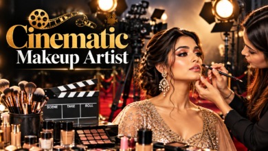 Cinematic makeup artist