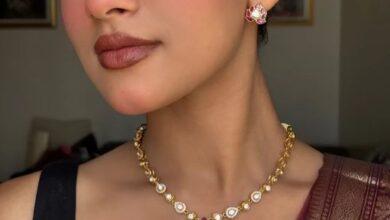 Long Kundan Necklace​ Set
